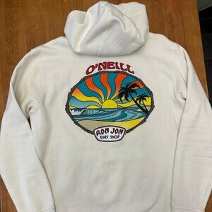 O'Neill Ron Jon Sun Rays Pullover Hoodie (Size Large)